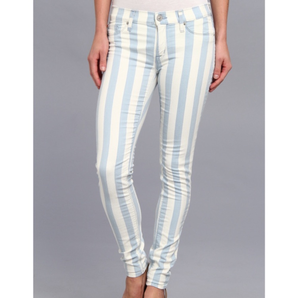 Hudson Krista skinny striped jeans